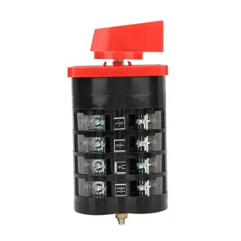 

LW5D-16/4 3-Position Universal Changeover Switch Rotary Cam Switch 16A 250V Knob 3 Switch 4 section pole For Electrical.