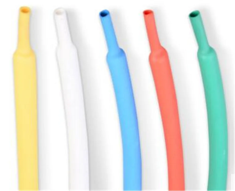 

1m Heat Shrink Tube Shrinkable Tubing 2/3/4/5/6/7/8/9/10mm Wire Cable Sleeve Kit Red Yellow Blue Green Black