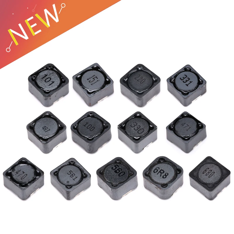 10 шт. экранированная Катушка Индуктивности SMD индуктор питания CDRH127R 6.8uH 4.7uH 10uH 22uH