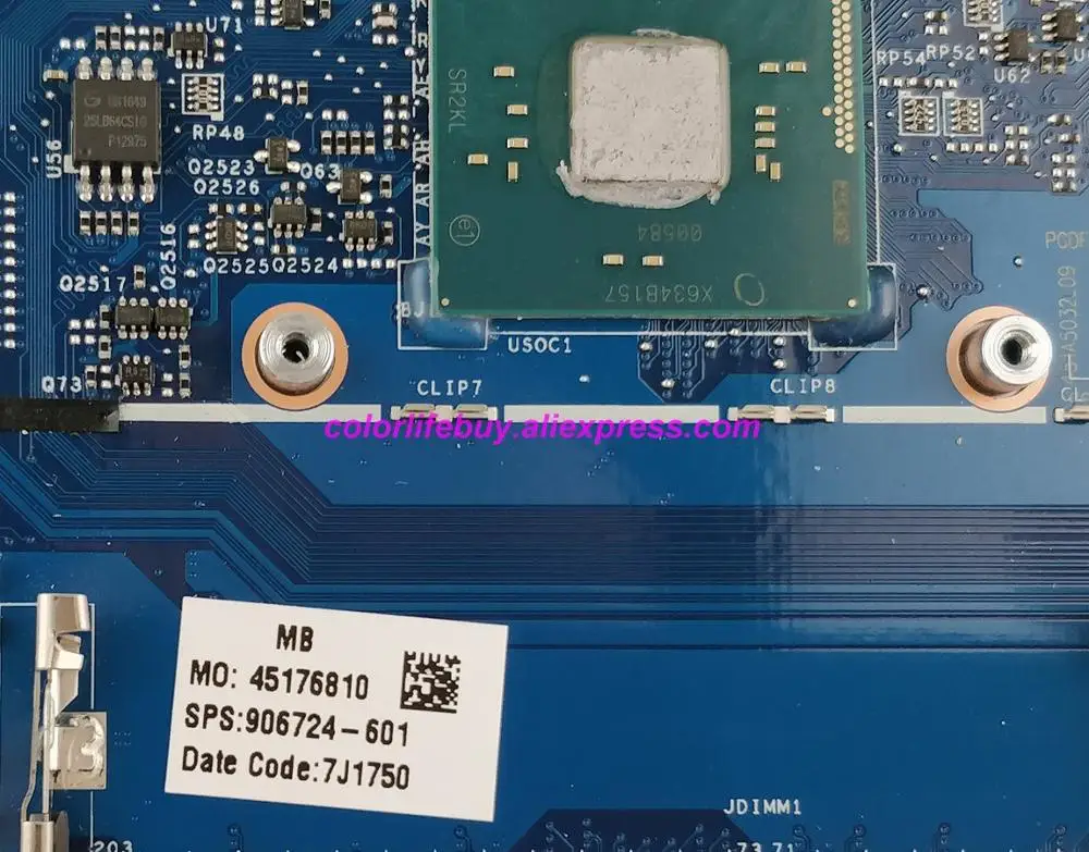 Genuino 906724-601, 906724-001 CIU10 LA-E341P UMA w PentN3710 CPU placa base para portátil HP x360 lloguer de 11 11-AB Series PC
