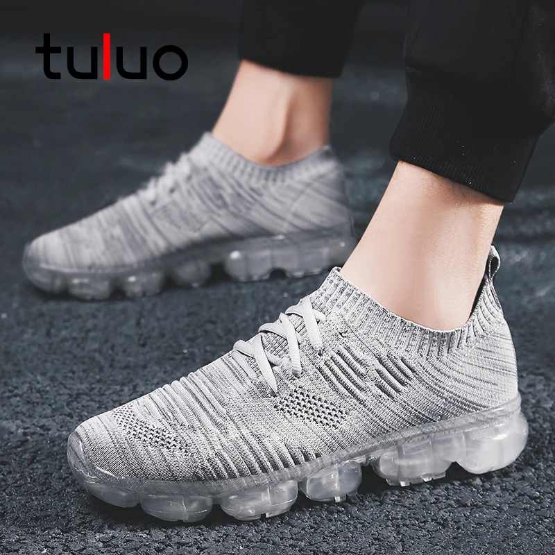 

TULUO Fashion Men Running Shoes Comfortable Breathable Air Mesh Summer Outdoor Fitness Athletic Jogging Walking Man Sneakers