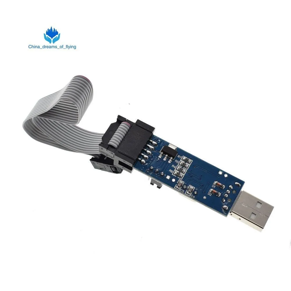 ShengYang USBasp ISP 3 В/5 В AVR программатор USB ATMEGA8 ATMEGA128 Новый провод с поддержкой Win7 64Bit lcd pcb