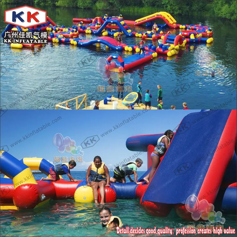 Newest Large Business Inflatable Water Park For Events Inflatable Water Parks For The Sea