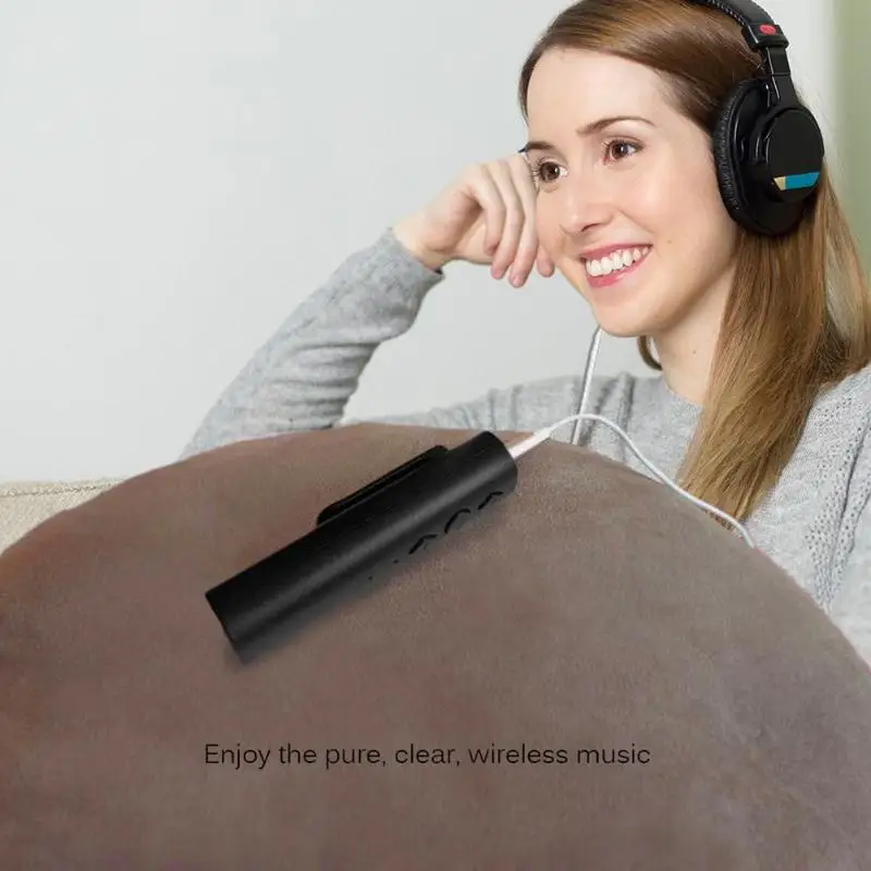 

VODOOL 3.5mm Clip Wireless Bluetooth Mini Auto Music Adapter Hands-free Hands Free Car Kit Aux Audio Receiver Car Accessories
