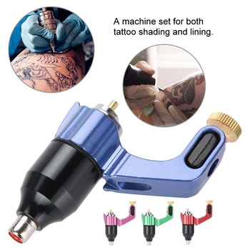 

New 4 Colors RCA Interface Tattoo Machine Strong Rotary Motor Liner Shader Tattoo Device microblading permanent make up machine
