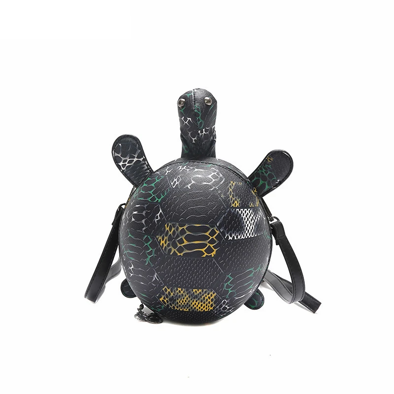 

Panelled Crossbody Bag Christmas Gift for Girl Women Shoulder Bags Famous Brands Pu Leather Turtle Shape Fashion Messenger Bag