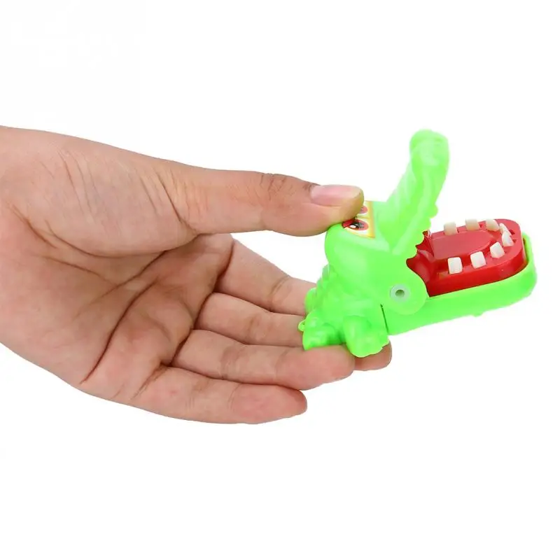 Горячая креативный крокодил Рот стоматологический кусает за палец игрушки маленький размер забавная Семейная Игра затычки игрушки для детей играть веселье 3 цвета