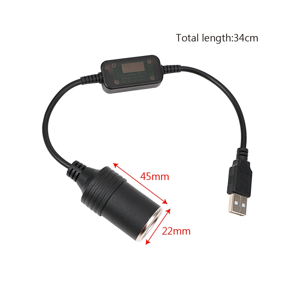 Конвертер адаптер проводной контроллер автомобиля Авто прикуриватели разъем USB 5 В до 12 в разъем адаптер Авто салонные аксессуары