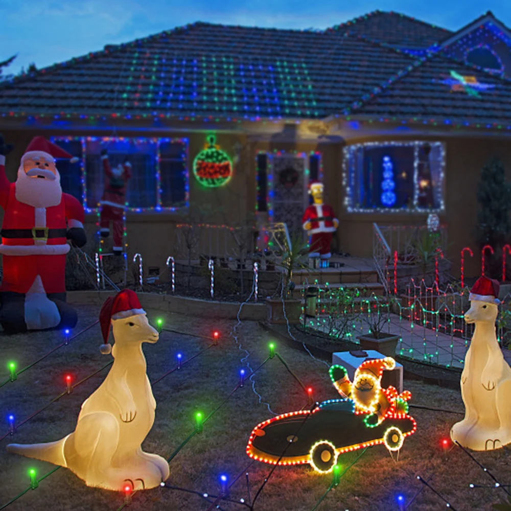 

Christmas 32 LED Colorful String Light Lawn Landscape Light IP67 DC6V 6W 10M/32.8Ft Remote Controller Garden Xmas Home Party