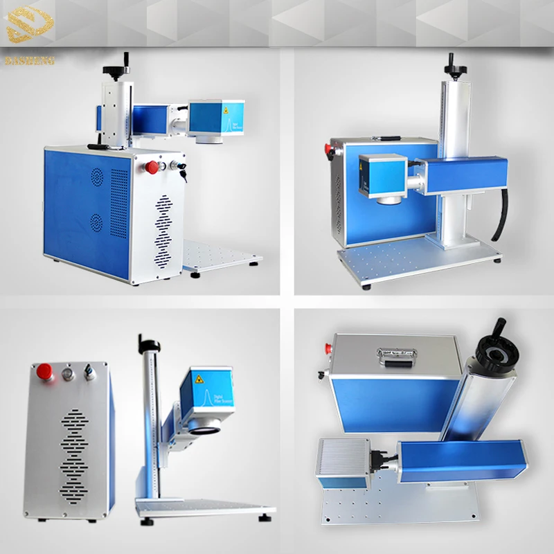 Портативная лазерная маркировочная машина для металла, стали, латуни, 20 Вт, 30 Вт, 50 Вт