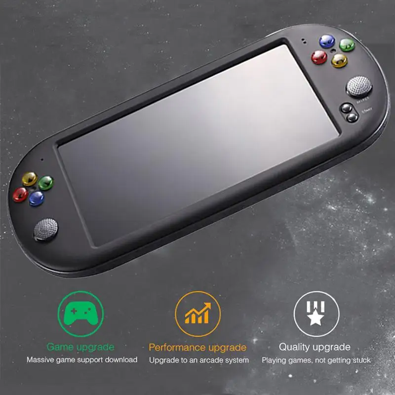 HD портативная игровая консоль PSP X16 большой экран 7 дюймовый ручной GBA аркадная