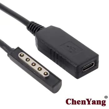 

CYDZ USB 3.1 Type C USB-C Female DC 12V to Surface Pro1 Pro2 Charge Cable Adapter