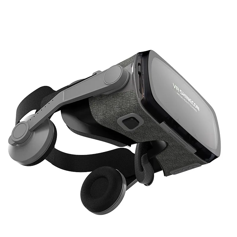 SHINECON Casque 9,0 VR Очки виртуальной реальности 3D очки Google Cardboard VR гарнитура коробка для 4,0-6,3 дюймового смартфона