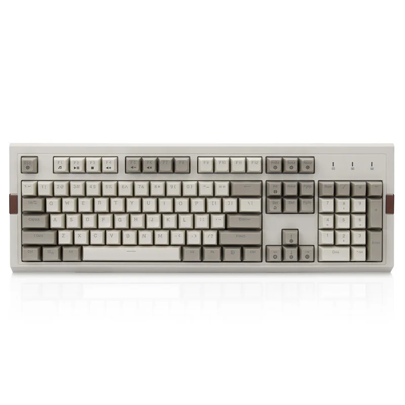 Ajazz AK510 Ретро RGB механическая клавиатура 104 клавиша PBT шариковая колпачок