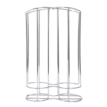 

Oasiswj Capsule Coffee Pod Holder Metal Stand Coffee Display Rack Capsules Storage Organizer Tool For 32 Pcs Capsule