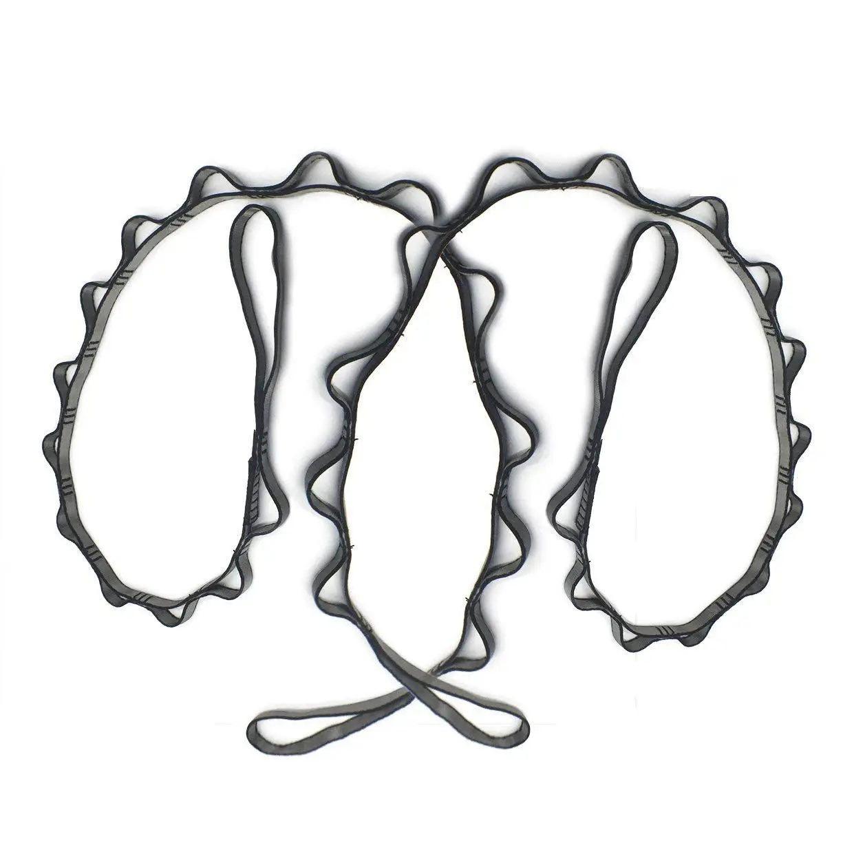 PATIKIL Daisy Chain Straps 2er Pack - Aerial Yoga Gurte 202cm Silber