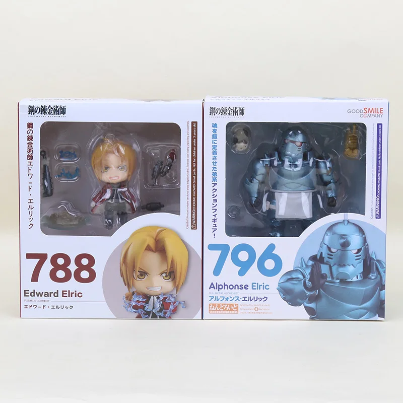 10 см Figura Альфонс Элрик Эдвард нэндороид 788 796 di Azione del ПВХ фигурка Da Collezione Modello Bambole