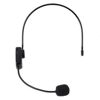

Radio FM Wireless Headset Microphone Handsfree Megaphone Mic With LCD Digital Display For Speaker Teacher