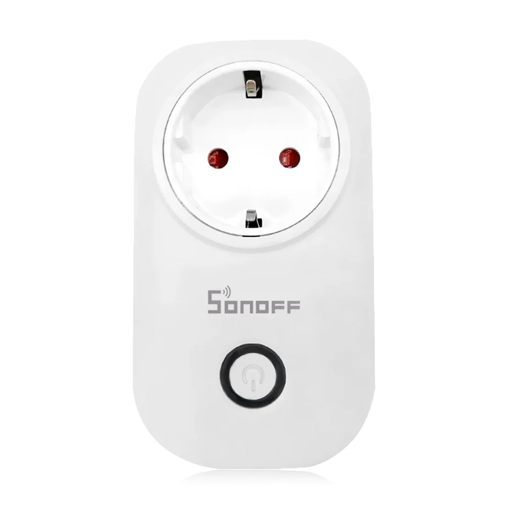 Интеллектуальный выключатель света SONOFF S20 Беспроводной ЕС розетка стандарта США экшн-камера с Wi-Fi розетка смарт-дистанционное