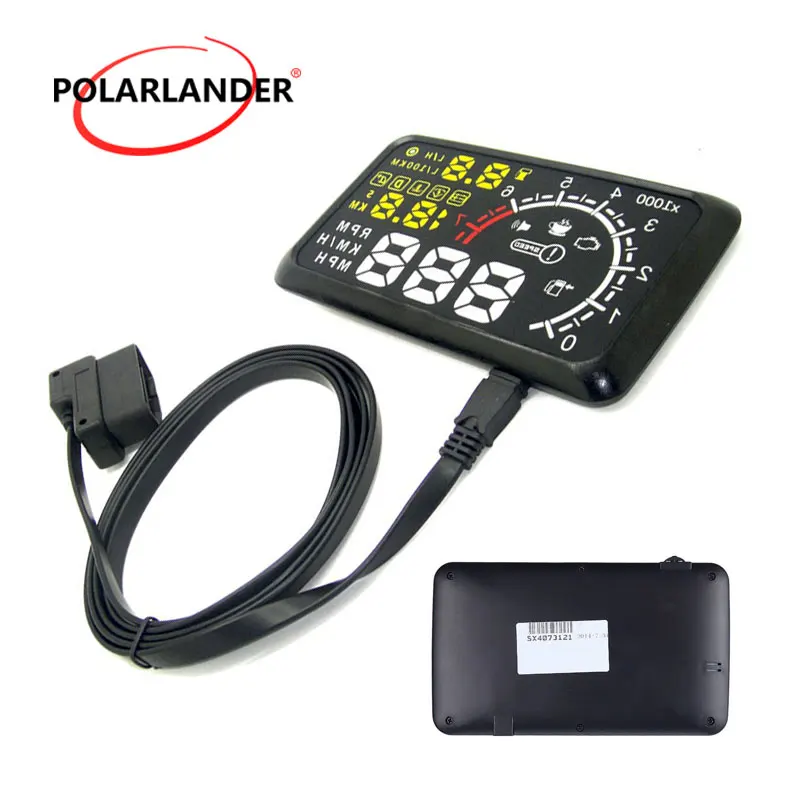 Bluetooth HUD аварийная система лобовое стекло проект автомобиля детектор OBD интерфейс