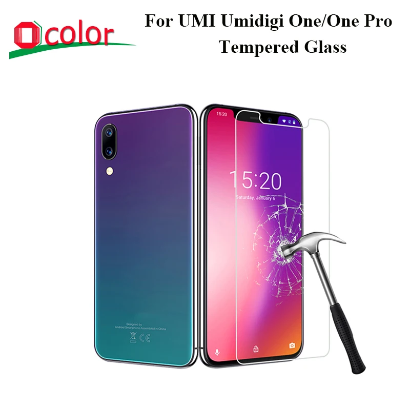 Ocolor для UMI umidigi One Pro Закаленное стекло протектор экрана Замена пленки 5 9 дюймов