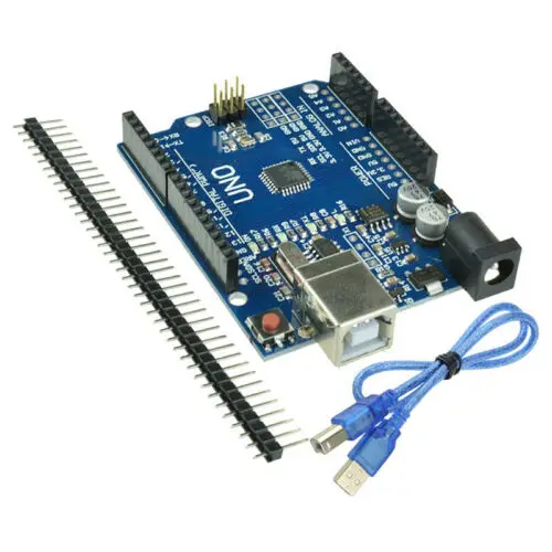 Arduino совместимый UNO R3 ATMEGA328P CH340G плата + USB кабель провода pop|Комплекты умного дома| |