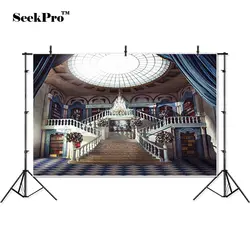 SeekPro лестницы шторы книги праздничный свадебный баннер Фото фоны печатных Studio Professional Indoor фотографический фон