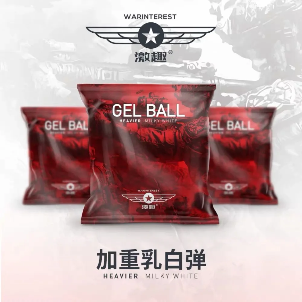 

Gel Blaster Bullet 10000Pcs 7.0-7.3mm Aggravating Gel Ball White for Gel Blaster Toy Gun