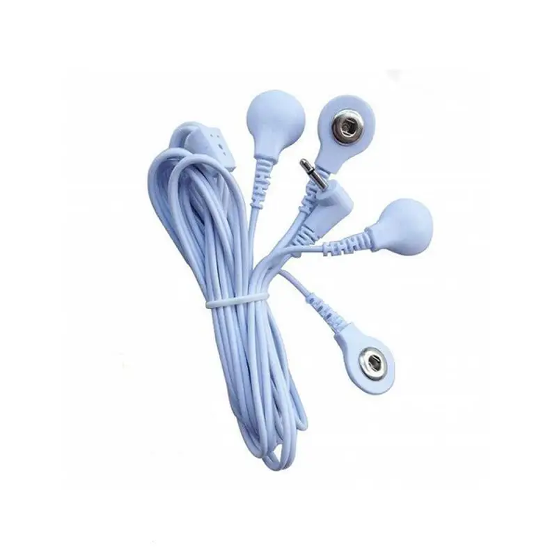 Electrode Lead Wires Connecting Cables for Digital TENS Therapy Machine