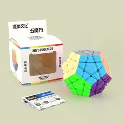 Мою 3X3 Додекаэдр Рубика Непоседа Neo Cube 12 стороны Stickeless 3 шага 5 Magic волшебный куб Развивающие игрушки для детей