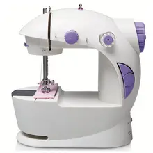 Electric Mini Sewing Machine For Home Hand Machine To Sew Speed Adjustment With Light Handheld Sewing Machine Quick Delivery how to machine sew