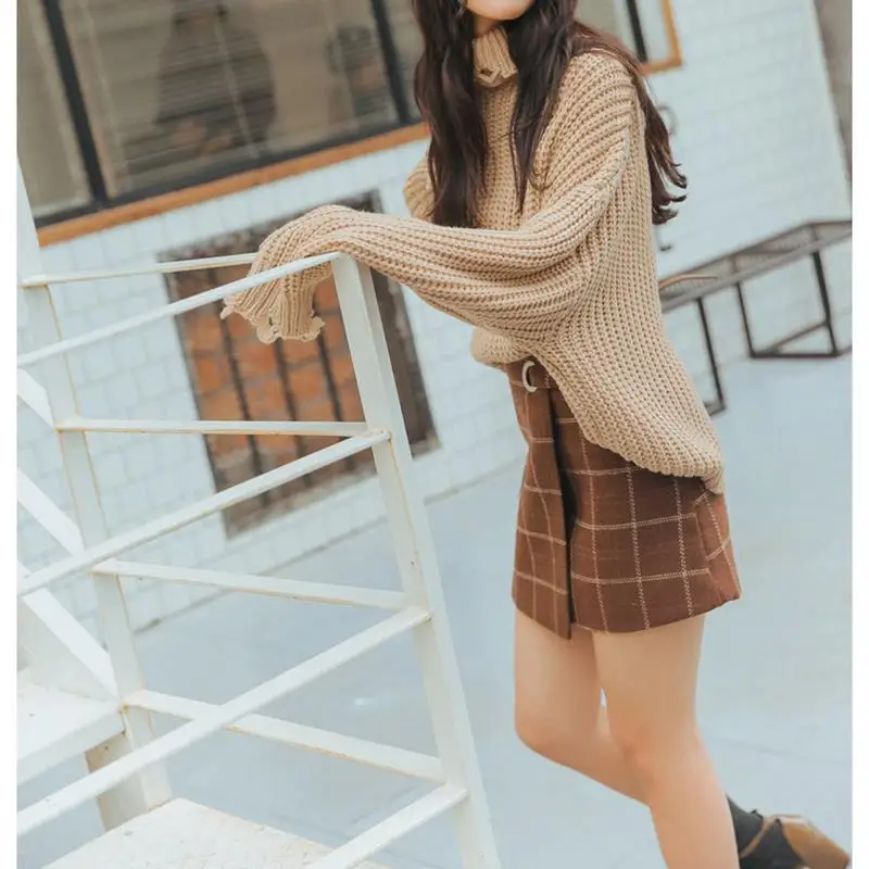 2019 Spring Summer Women A-line Mini Plaid Skirt Retro High Waist Irregular Stitching Skirt Casual Slim Fit High Quality Skirts 2019 Spring Summer Women A-line Mini Plaid Skirt Retro High Waist Irregular Stitching Skirt Casual Slim Fit High Quality Skirts
