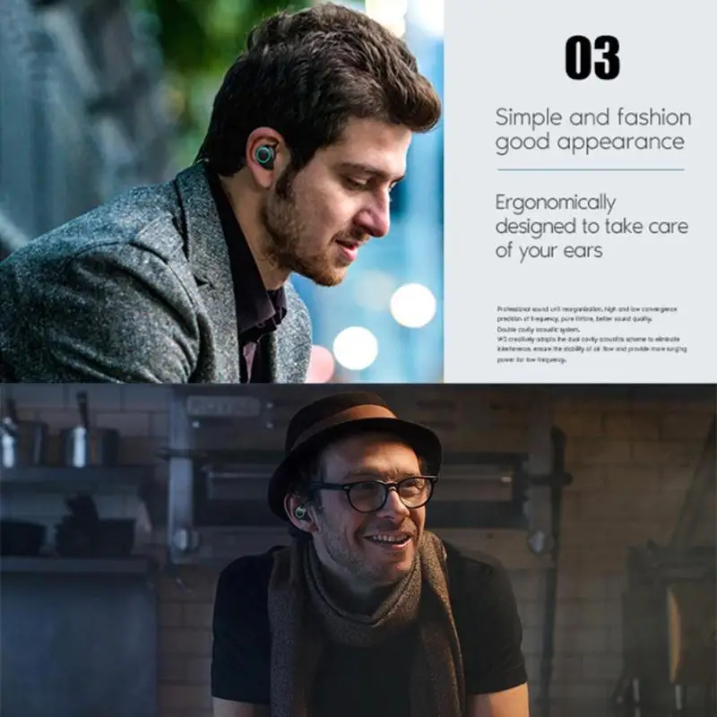 J1 Mini TWS Беспроводные Bluetooth 5 0 наушники с шумоподавлением IPX67 водонепроницаемые