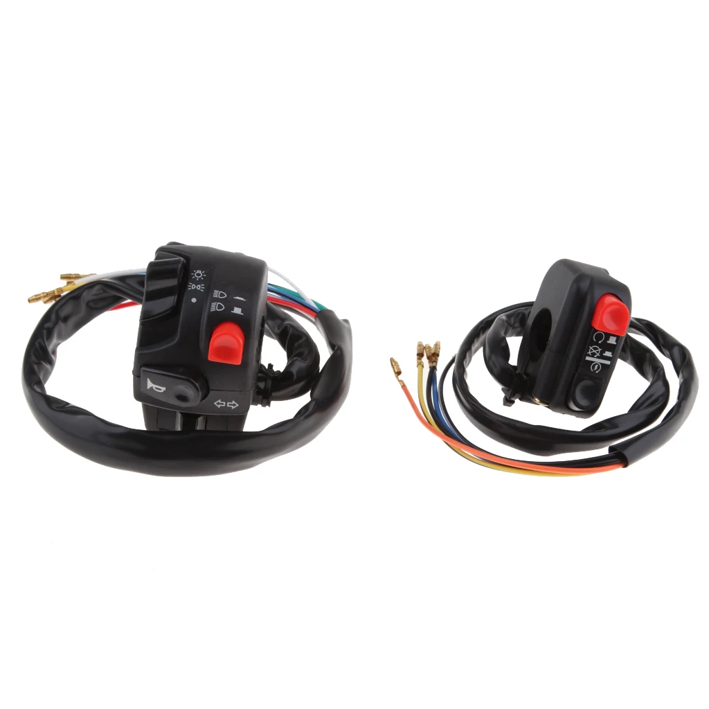 MagiDeal 2 шт 7/8 'руль стартер/выключатель для мотоцикла Honda велосипед