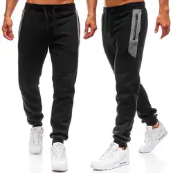 2019 высокое качество Jogger Брюки Для мужчин Фитнес бодибилдинг спортивные брюки для бегунов брендовая одежда осень пот брюки штаны