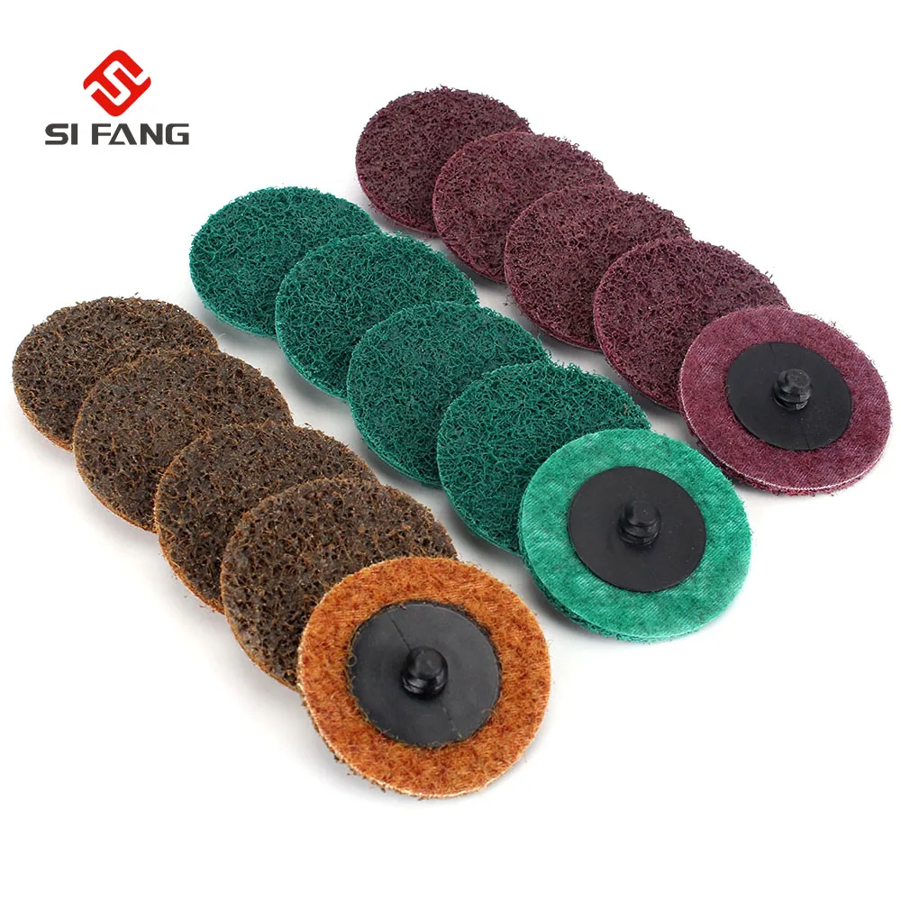 

20pcs 75mm/3" Sanding Discs Roloc Roll Lock Surface Sanding Disc Pads for Metal Polishing Cleaning Mayitr