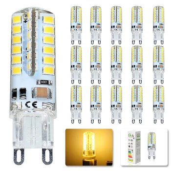 

15PCS G9 led lamp Led bulb 5W AC110V SMD 2835 LED g9 light Replace Crystal Silicone Candle 30/40W halogen lamp light