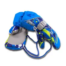 Горячая Дикий Снег Детские лыжные перчатки, защита от ветра и брызг дышащий носимых обувь для мальчиков девочек лыжные перчатки