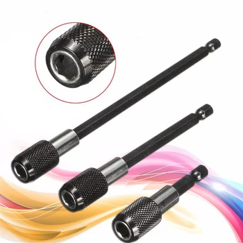 

3pcs Magnetic Screwdriver Extension Quick Release 1/4 Hex Shank Holder Drill Bit