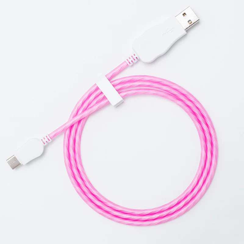 Summerfish 3A светодиодный светящийся usb кабель для зарядки и передачи данных Huawei Honor