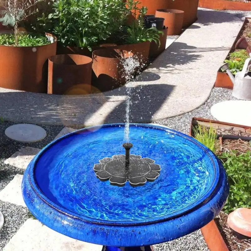 

5V 180 L/H Brushless Solar Water Fountain Pump Bird Bath Pond Floating Kits Garden Water Pump Garden Decoration