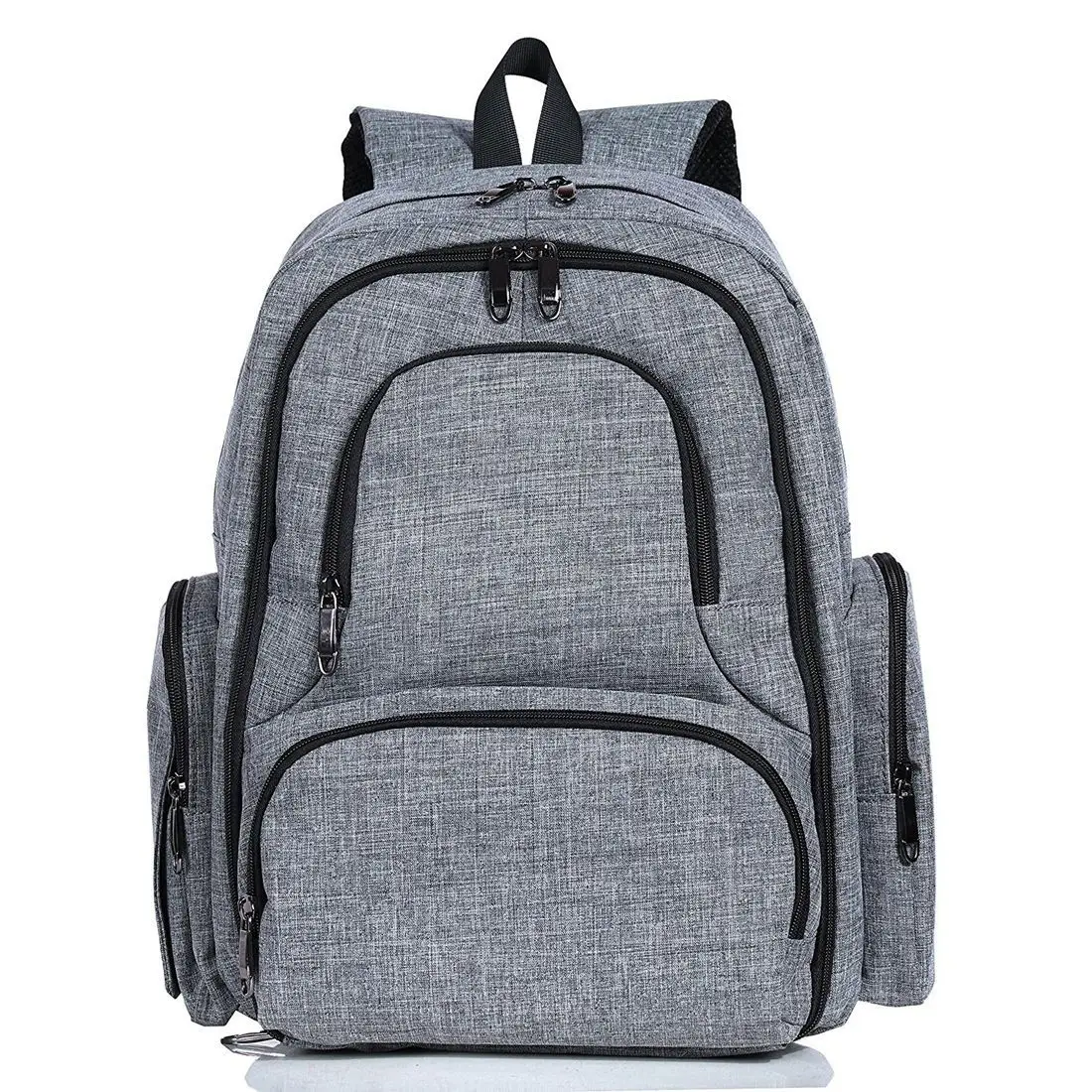 

gray 3-Piece Baby Diaper Bag Mummy Bag Multi-functional Fashionable Pregnant Maternity Bag Trolley Hang Bag