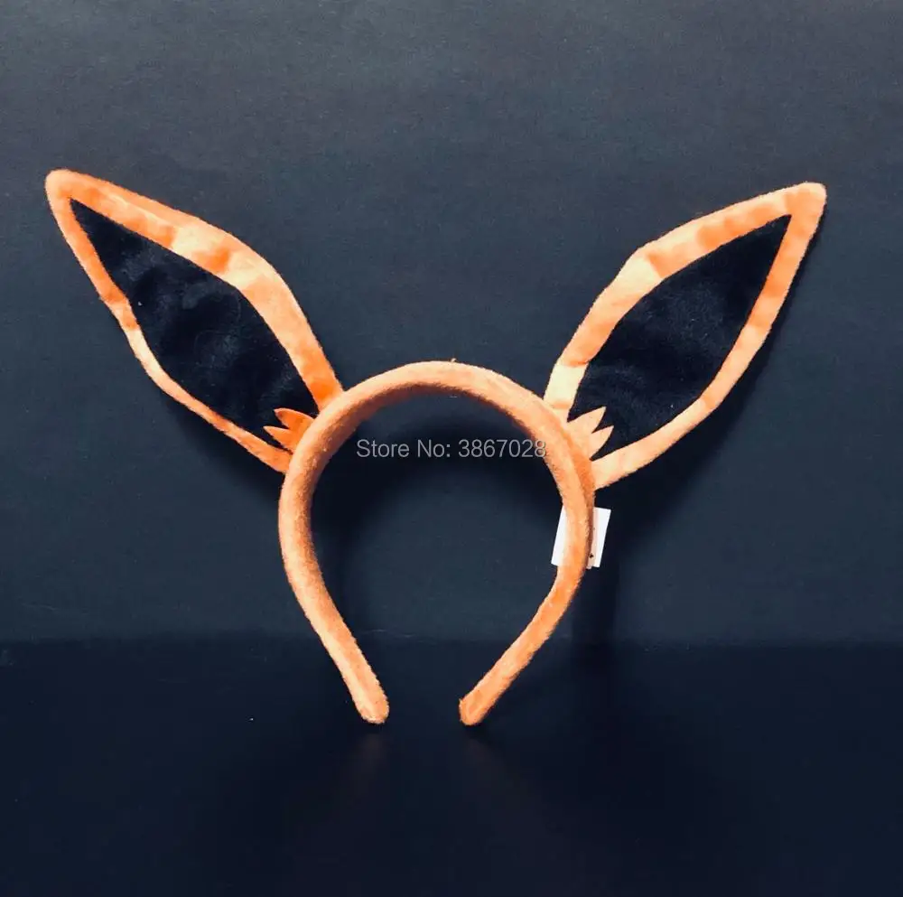 Костюм Sylveon EEVEE с ушками, повязка на голову для косплея, плюшевая повязка на голову для взрослых/детей, подарок