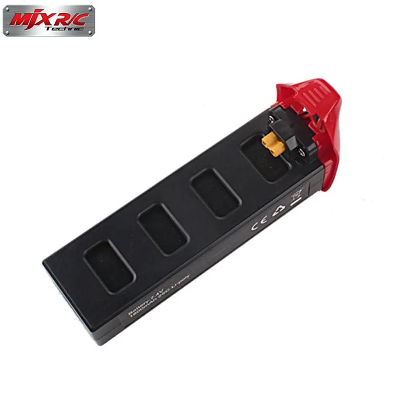 

2PCS 7.4V 1800mAh 25C Battery Black For MJX Bugs 2W Bugs 2C B2W B2C RC Quadcopter For RC Drone Quadcopter Helicopter