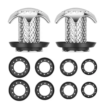 

Hair Drain Catcher Protector Strainer,2 Pack Bathtub Drain Protector,Tub Bathroom Shower Sink Bathtub Drain Cover Plug Fast Wa
