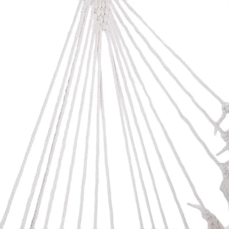 Cotton Rope Hammock Net Swing Hanging Chairs Swing Chair Seat Garden Hammock Travel Camping Kids Adults Indoor Outdoor Cradles Cotton Rope Hammock Net Swing Hanging Chairs Swing Chair Seat Garden Hammock Travel Camping Kids Adults Indoor Outdoor Cradles