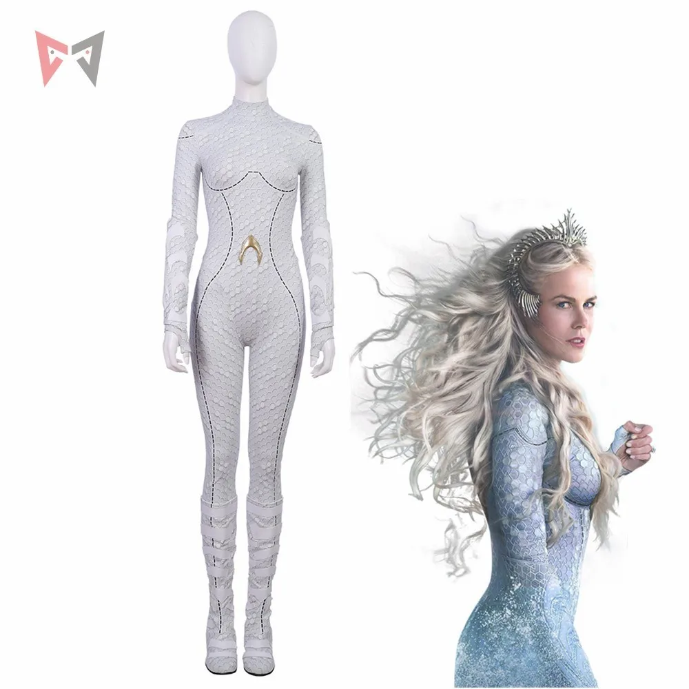 Костюм для косплея Aquaman Atlanna карнавальный костюм на Хэллоуин комбинезон королевы