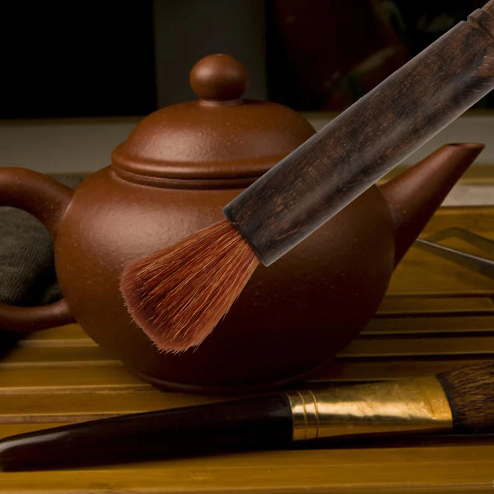 HOOMIN чайный горшок щетка для пыли Бутылка чайник носик чистые инструменты бытовые кухонные инструменты Щетка для чайника деревянная ручка мягкие волосы