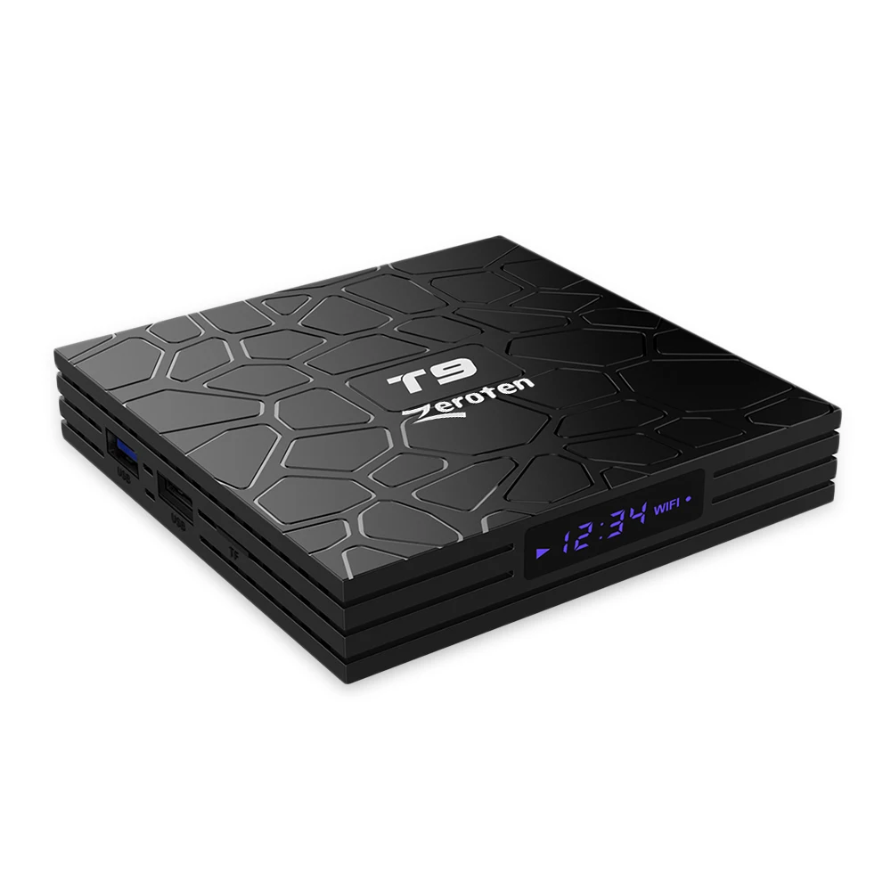 Zeroten X96 T9 RK3328 4 K HD TV box ГБ/64 Гб Смарт медиаплеер для Android 8 1