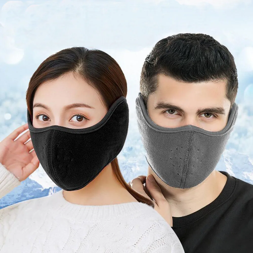 Training Mask Cycling Half Face Masks Winter Sport Masks Windproof Bike ...